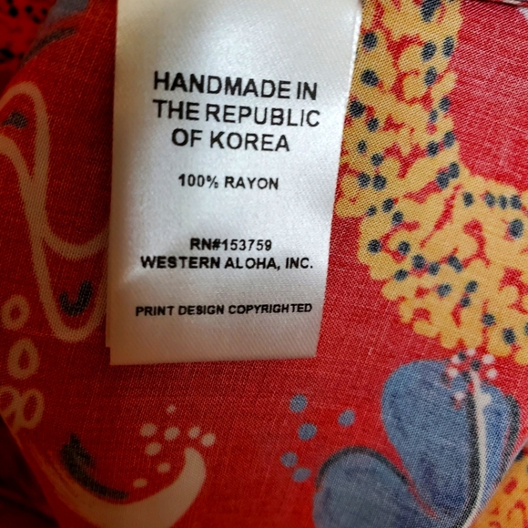 Western Aloha Keoni Surfboard Hawaiian Dress - Picture 8 of 9